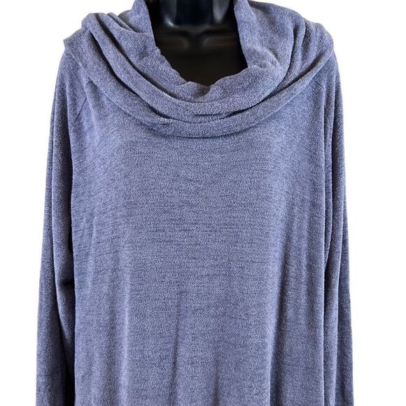 Barefoot Dreams CozyChic Ultralite Coastal Cowl Neck Tunic - Picture 2 of 11